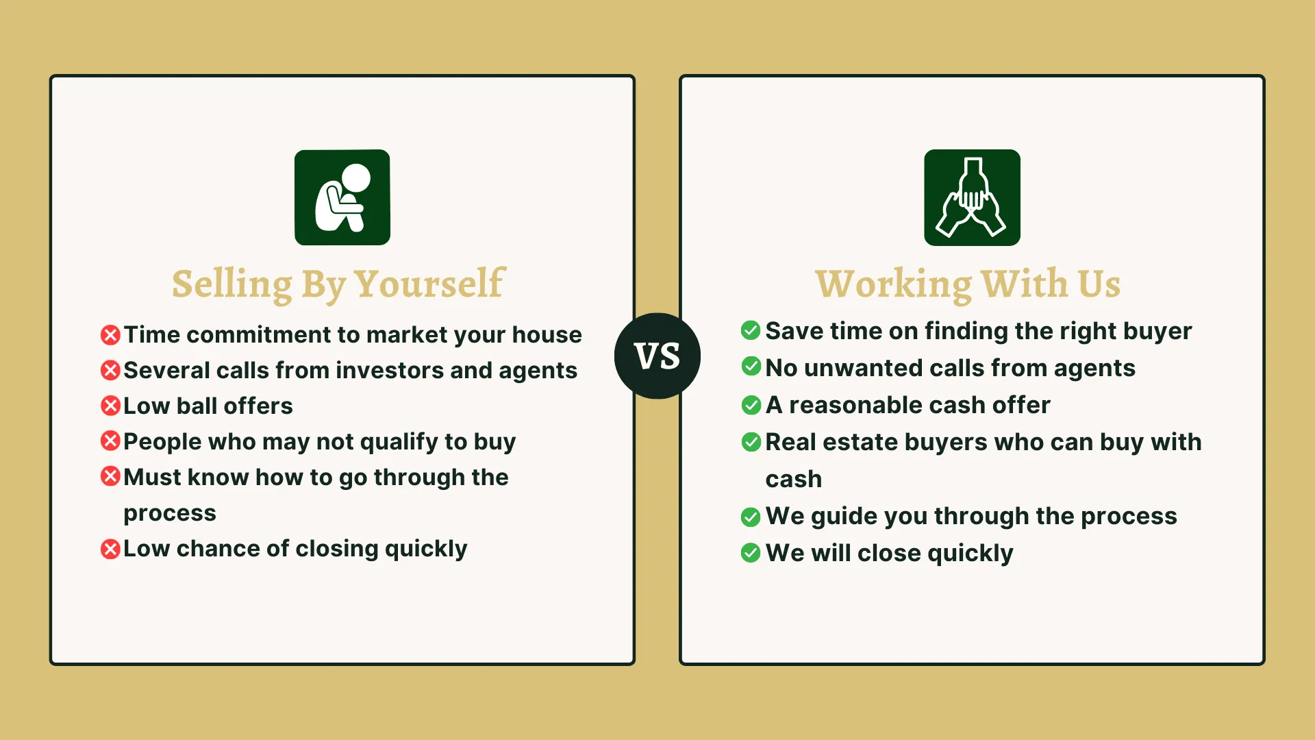 Listing Your Property vs All Cash Offer From Us